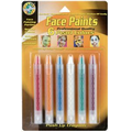 Face Paint Push Up Crayons - Pearl Colors